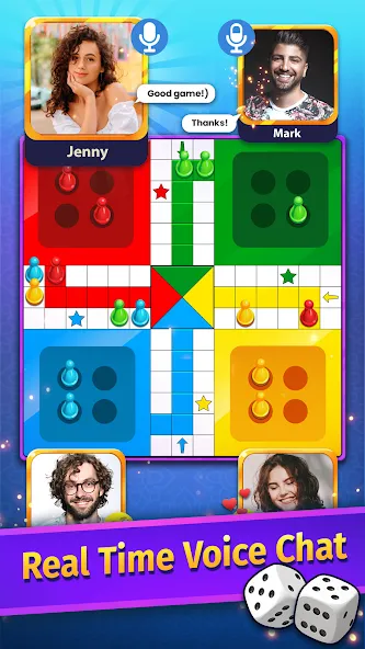 Скачать взлом Ludo Game COPLE — Voice Chat  [МОД Бесконечные деньги] — стабильная версия apk на Андроид screen 1