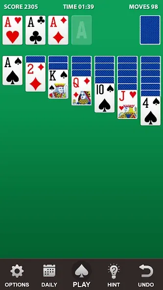 Скачать взлом Solitaire.  [МОД Меню] — полная версия apk на Андроид screen 1