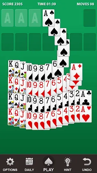 Скачать взлом Solitaire.  [МОД Меню] — полная версия apk на Андроид screen 2