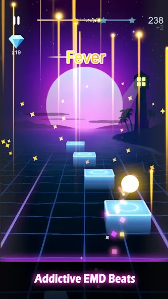 Скачать взломанную Music Crossing — The Horizon (Мэджик Мьюзик Хоп)  [МОД Unlimited Money] — полная версия apk на Андроид screen 5