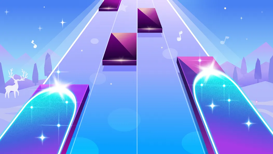 Скачать взлом Magic Music Tiles, Piano Tiles  [МОД Mega Pack] — последняя версия apk на Андроид screen 1