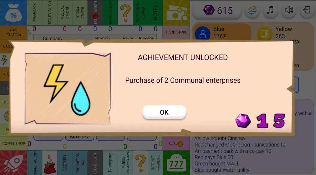 Взломанная Monopolist Business Dice Board  [МОД Unlocked] — полная версия apk на Андроид screen 5