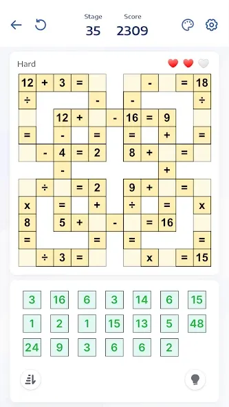 Скачать взломанную Crossmath — Math Puzzle Games (Математические головоломки игры)  [МОД Меню] — последняя версия apk на Андроид screen 1