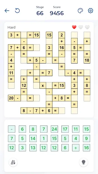 Скачать взломанную Crossmath — Math Puzzle Games (Математические головоломки игры)  [МОД Меню] — последняя версия apk на Андроид screen 2