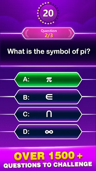 Скачать взлом Math Trivia — Quiz Puzzle Game (Математические загадки)  [МОД Много денег] — стабильная версия apk на Андроид screen 2