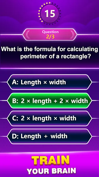 Скачать взлом Math Trivia — Quiz Puzzle Game (Математические загадки)  [МОД Много денег] — стабильная версия apk на Андроид screen 3