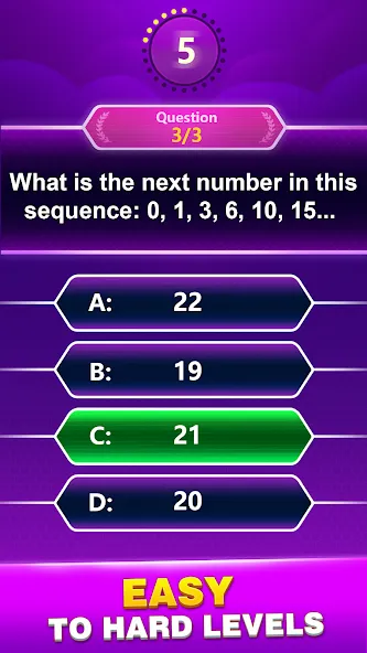 Скачать взлом Math Trivia — Quiz Puzzle Game (Математические загадки)  [МОД Много денег] — стабильная версия apk на Андроид screen 4