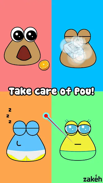 Скачать взлом Pou (Пуо)  [МОД Бесконечные деньги] — стабильная версия apk на Андроид screen 1