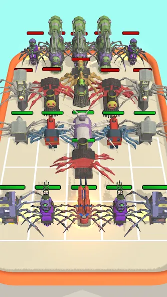 Взлом Merge Spider Train  [МОД Бесконечные деньги] — последняя версия apk на Андроид screen 5