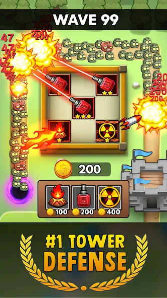 Взлом Merge Clash: Tower Defense TD (Мердж Клаш)  [МОД Много монет] — стабильная версия apk на Андроид screen 2