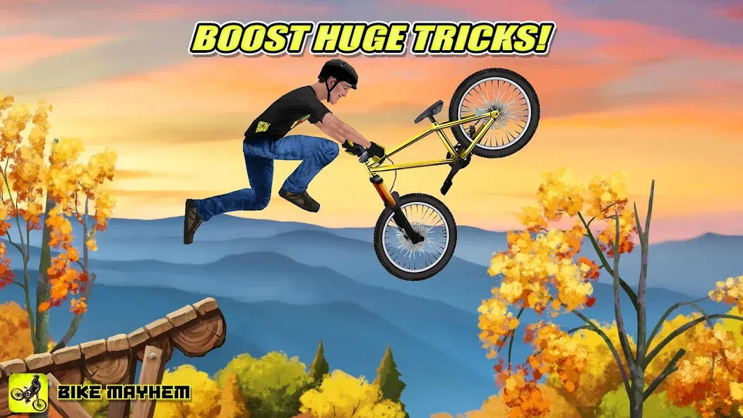 Скачать взлом Bike Mayhem Free (Байк Мейхем Фри)  [МОД Бесконечные деньги] — полная версия apk на Андроид screen 2