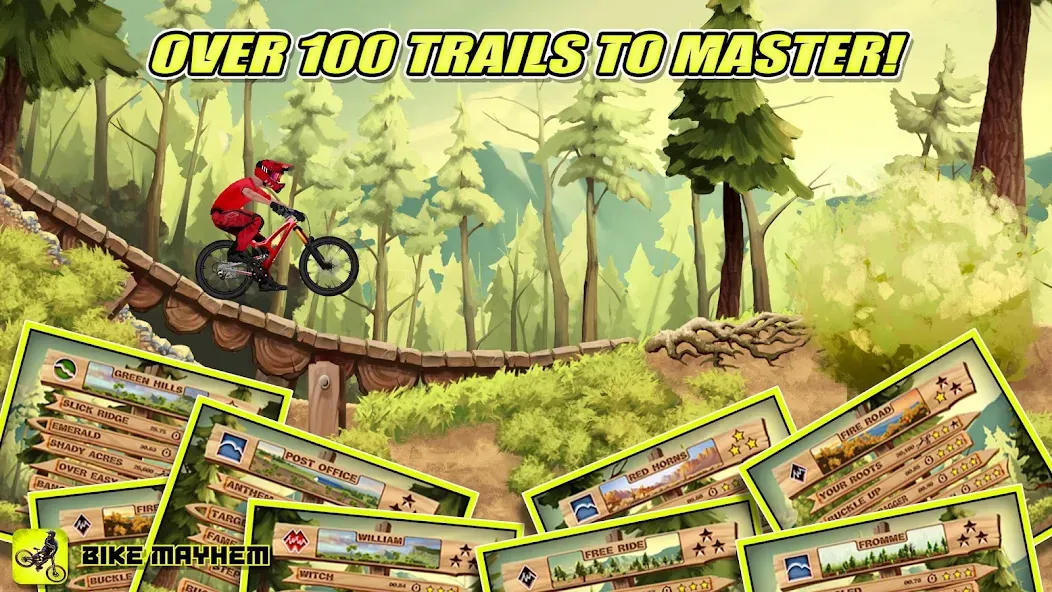 Скачать взлом Bike Mayhem Free (Байк Мейхем Фри)  [МОД Бесконечные деньги] — полная версия apk на Андроид screen 4