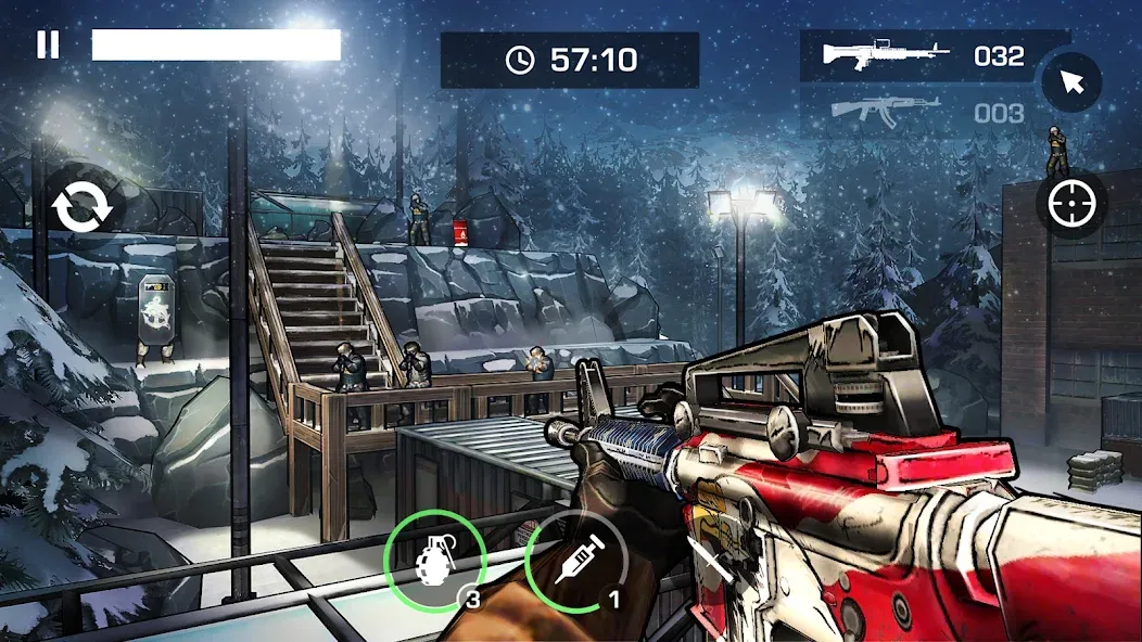 Взломанная Gun Shooting Games Offline FPS (Ган 2)  [МОД Все открыто] — полная версия apk на Андроид screen 1