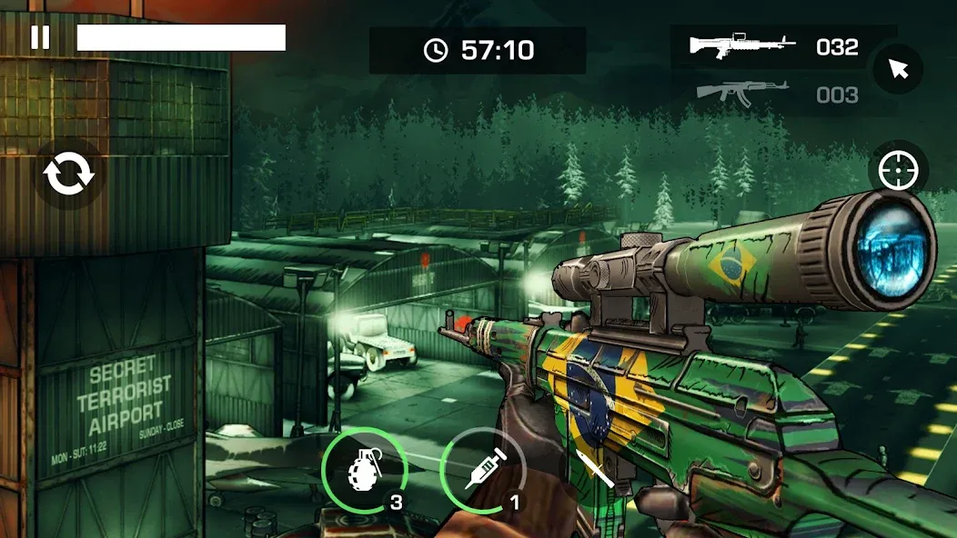 Взломанная Gun Shooting Games Offline FPS (Ган 2)  [МОД Все открыто] — полная версия apk на Андроид screen 4