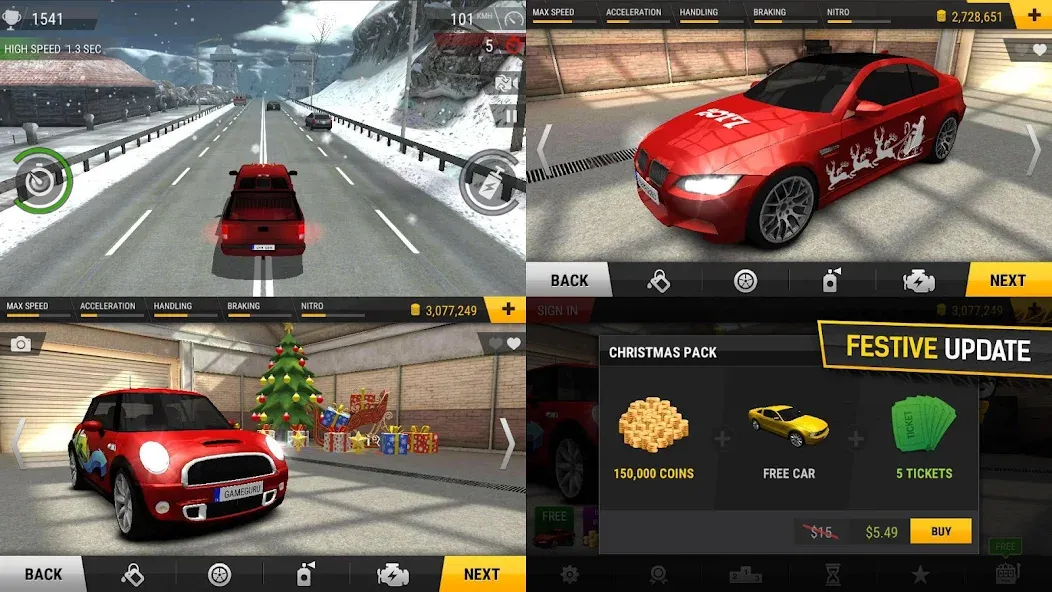 Скачать взломанную Racing Fever (Рейсинг Фивер)  [МОД Меню] — последняя версия apk на Андроид screen 4