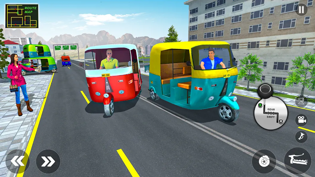 Взломанная Tuk Tuk Auto Rickshaw Game 3d  [МОД Unlocked] — стабильная версия apk на Андроид screen 1