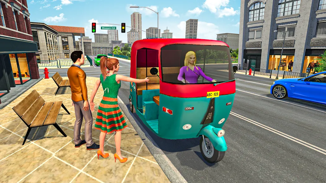 Взломанная Tuk Tuk Auto Rickshaw Game 3d  [МОД Unlocked] — стабильная версия apk на Андроид screen 2