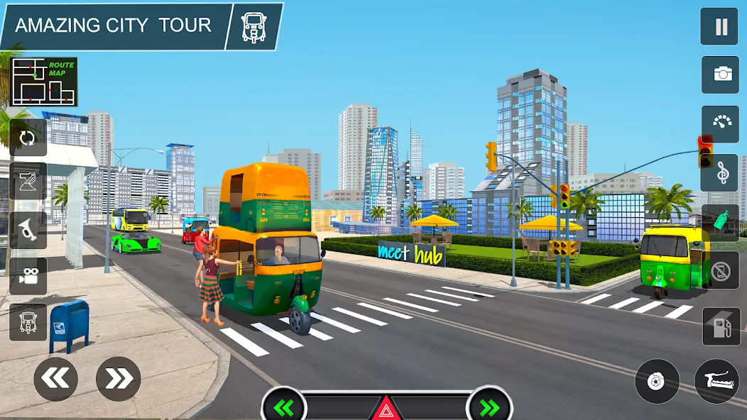 Взломанная Tuk Tuk Auto Rickshaw Game 3d  [МОД Unlocked] — стабильная версия apk на Андроид screen 3