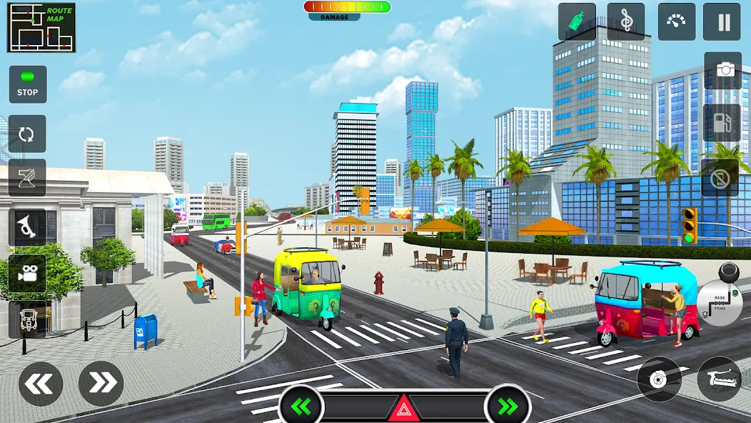 Взломанная Tuk Tuk Auto Rickshaw Game 3d  [МОД Unlocked] — стабильная версия apk на Андроид screen 4