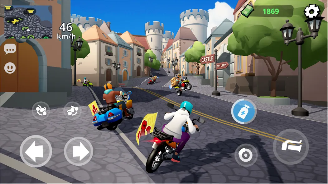 Взлом Moto City: Mad Bike Delivery (Мото Сити)  [МОД Все открыто] — стабильная версия apk на Андроид screen 1