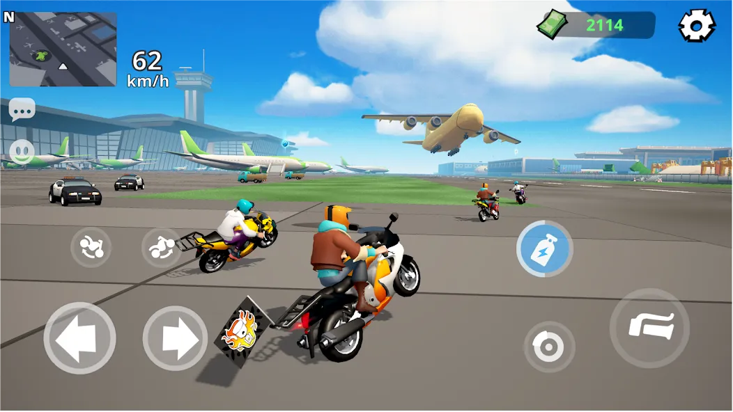 Взлом Moto City: Mad Bike Delivery (Мото Сити)  [МОД Все открыто] — стабильная версия apk на Андроид screen 4