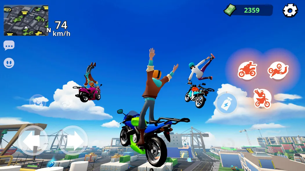 Взлом Moto City: Mad Bike Delivery (Мото Сити)  [МОД Все открыто] — стабильная версия apk на Андроид screen 5