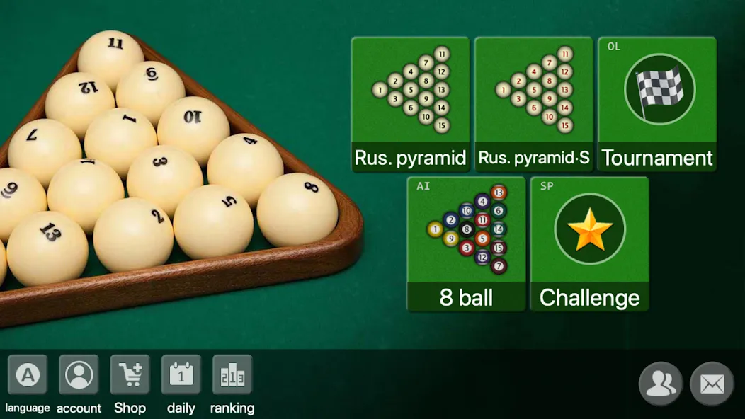 Взломанная russian billiards 2024  [МОД Menu] — стабильная версия apk на Андроид screen 1