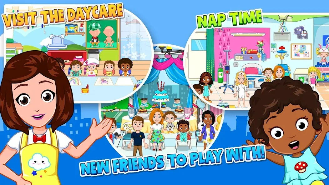 Взломанная My City : Babysitter (Мой город)  [МОД Бесконечные деньги] — полная версия apk на Андроид screen 3