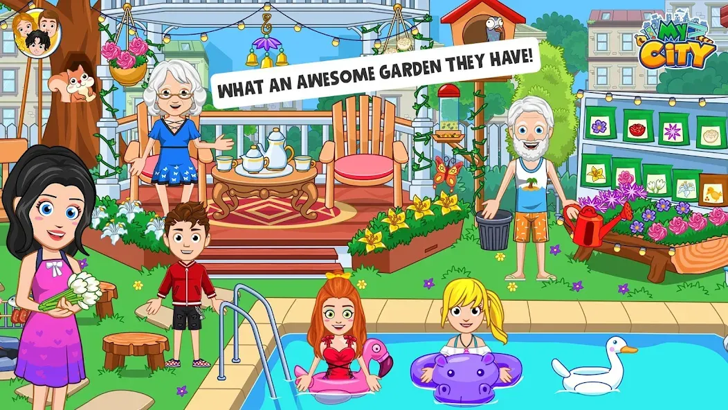 Скачать взлом My City : Grandparents Home (Мой город)  [МОД Unlocked] — стабильная версия apk на Андроид screen 4