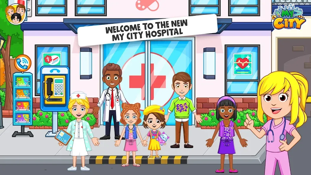 Скачать взломанную My City : Hospital (Мой город)  [МОД Menu] — последняя версия apk на Андроид screen 1