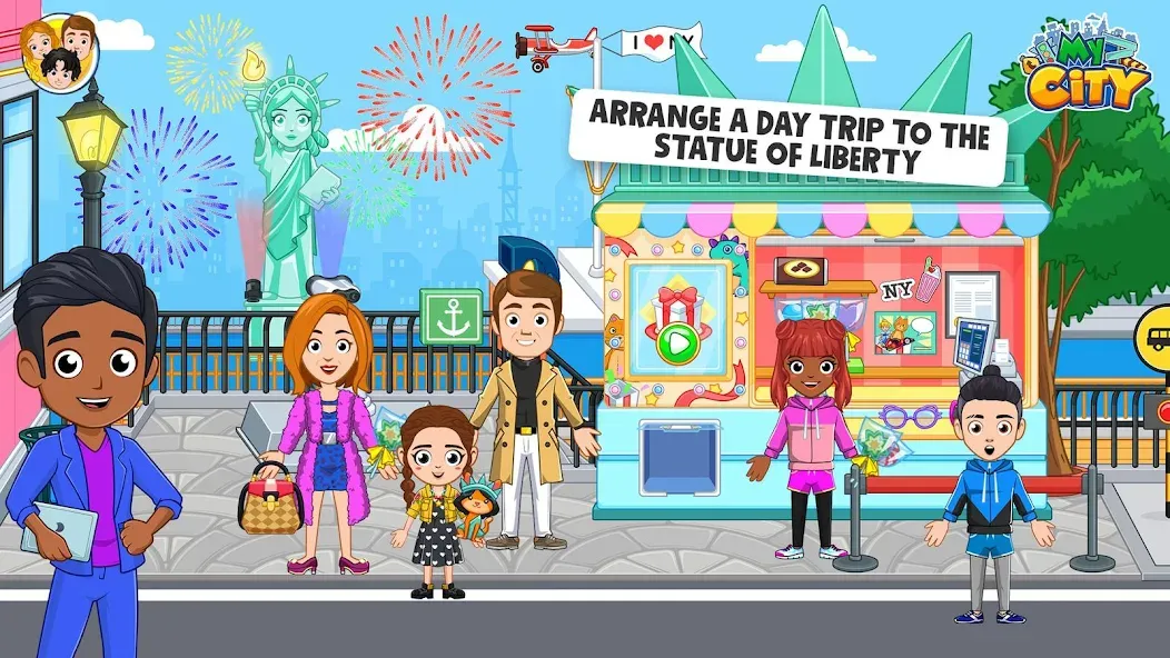 Взлом My City: NewYork Trip (Мой город)  [МОД Все открыто] — полная версия apk на Андроид screen 4