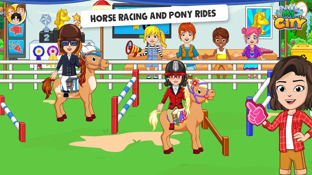 Взлом My City: Star Horse Stable (Мой город)  [МОД Все открыто] — стабильная версия apk на Андроид screen 4