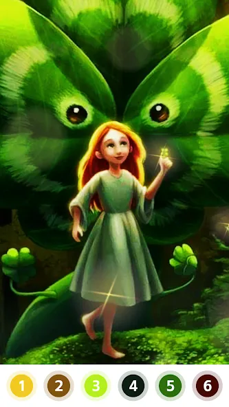 Взлом Myth & Fairy Color by Number  [МОД Mega Pack] — последняя версия apk на Андроид screen 4