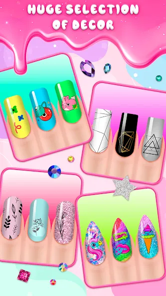 Скачать взломанную Nail Salon  [МОД Много монет] — полная версия apk на Андроид screen 2