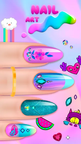 Скачать взломанную Nail Salon  [МОД Много монет] — полная версия apk на Андроид screen 3