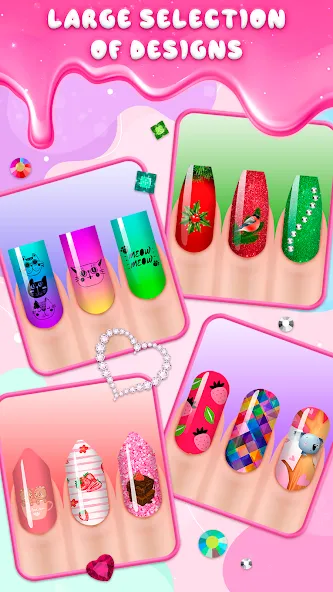 Скачать взломанную Nail Salon  [МОД Много монет] — полная версия apk на Андроид screen 5