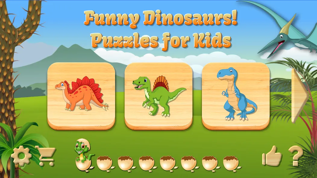 Взлом Dino Puzzle  [МОД Много монет] — полная версия apk на Андроид screen 1