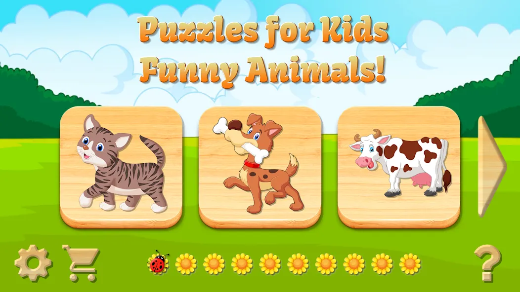 Взлом Baby Puzzles for Kids  [МОД Бесконечные деньги] — последняя версия apk на Андроид screen 1