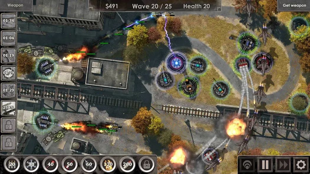 Скачать взломанную Defense Zone 3 HD (Дефенс Зон 3 )  [МОД Unlimited Money] — стабильная версия apk на Андроид screen 2