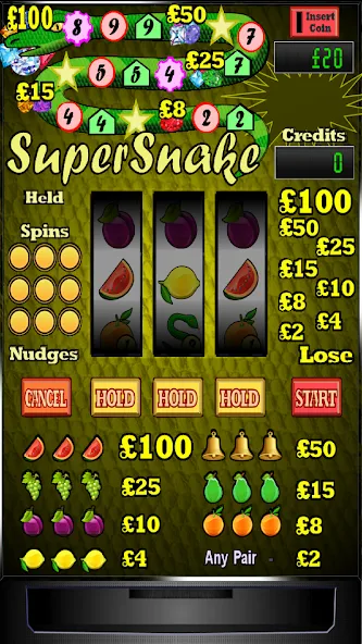 Взлом Super Snake Slot Machine  [МОД Все открыто] — последняя версия apk на Андроид screen 1