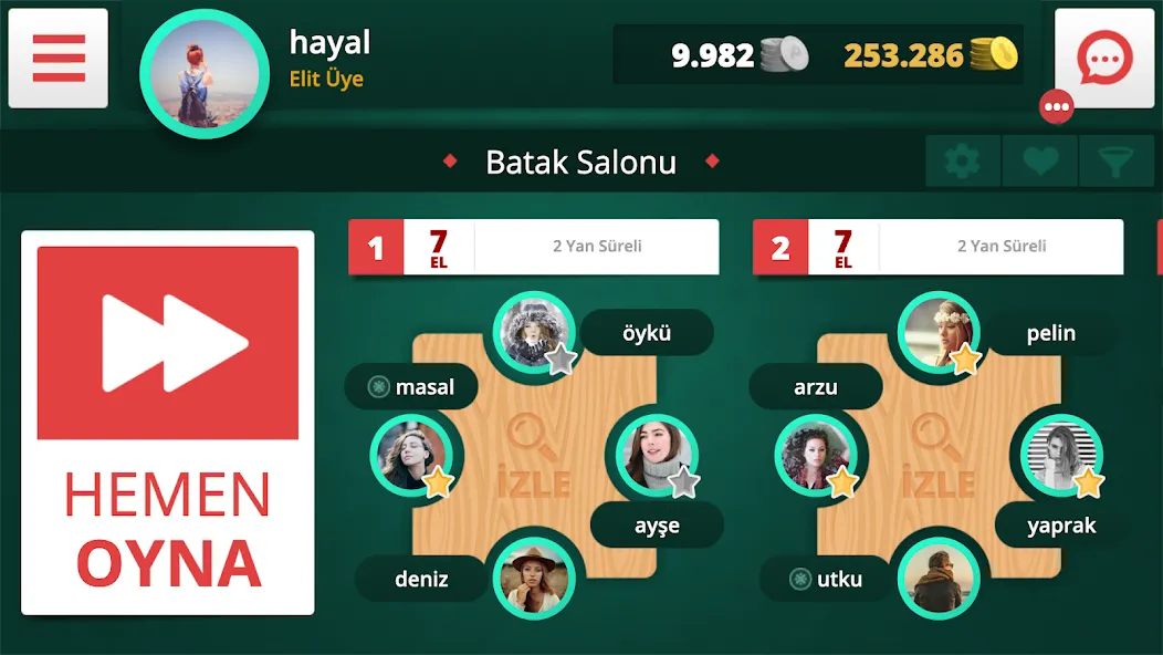 Скачать взлом Batak Online (Батак Онлайн)  [МОД Много денег] — последняя версия apk на Андроид screen 3