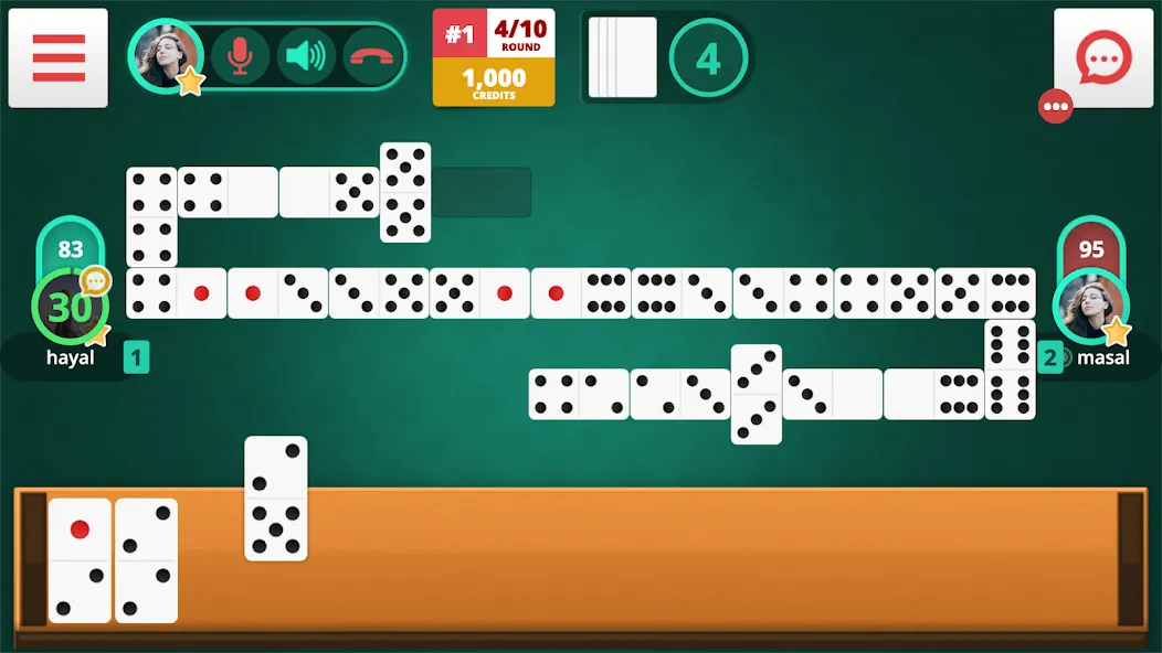 Скачать взломанную Dominoes Online (Домино Онлайн)  [МОД Много денег] — полная версия apk на Андроид screen 1