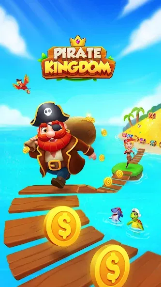 Скачать взломанную Coin Rush — Pirate GO! (Коин Раш)  [МОД Unlimited Money] — полная версия apk на Андроид screen 1