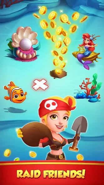 Скачать взломанную Coin Rush — Pirate GO! (Коин Раш)  [МОД Unlimited Money] — полная версия apk на Андроид screen 3