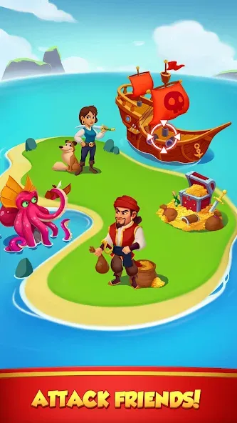 Скачать взломанную Coin Rush — Pirate GO! (Коин Раш)  [МОД Unlimited Money] — полная версия apk на Андроид screen 4