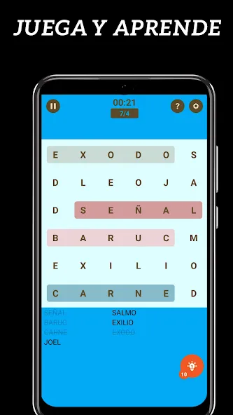 Скачать взломанную Sopa de Letras de la Bíblia  [МОД Menu] — последняя версия apk на Андроид screen 5