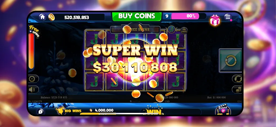 Скачать взломанную Majestic Slots: Slot Machine  [МОД Много монет] — полная версия apk на Андроид screen 1