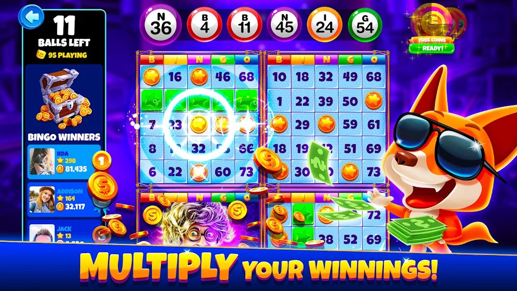 Скачать взлом Xtreme Bingo! Slots Bingo Game  [МОД Mega Pack] — стабильная версия apk на Андроид screen 1