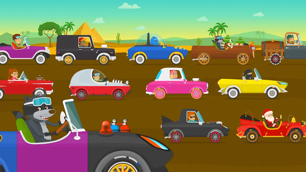 Скачать взломанную Racing car games for kids 2-5  [МОД Много монет] — последняя версия apk на Андроид screen 5