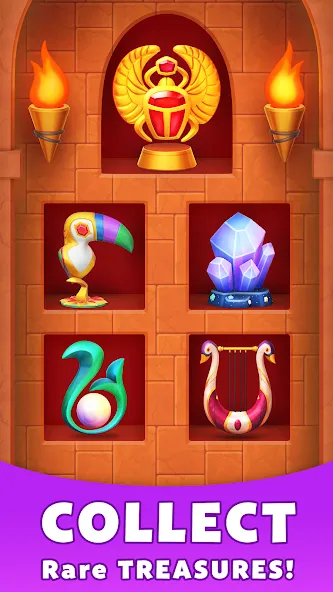 Взломанная Treasure Party: Puzzle Fun! (Трежер Пати)  [МОД Много монет] — стабильная версия apk на Андроид screen 5